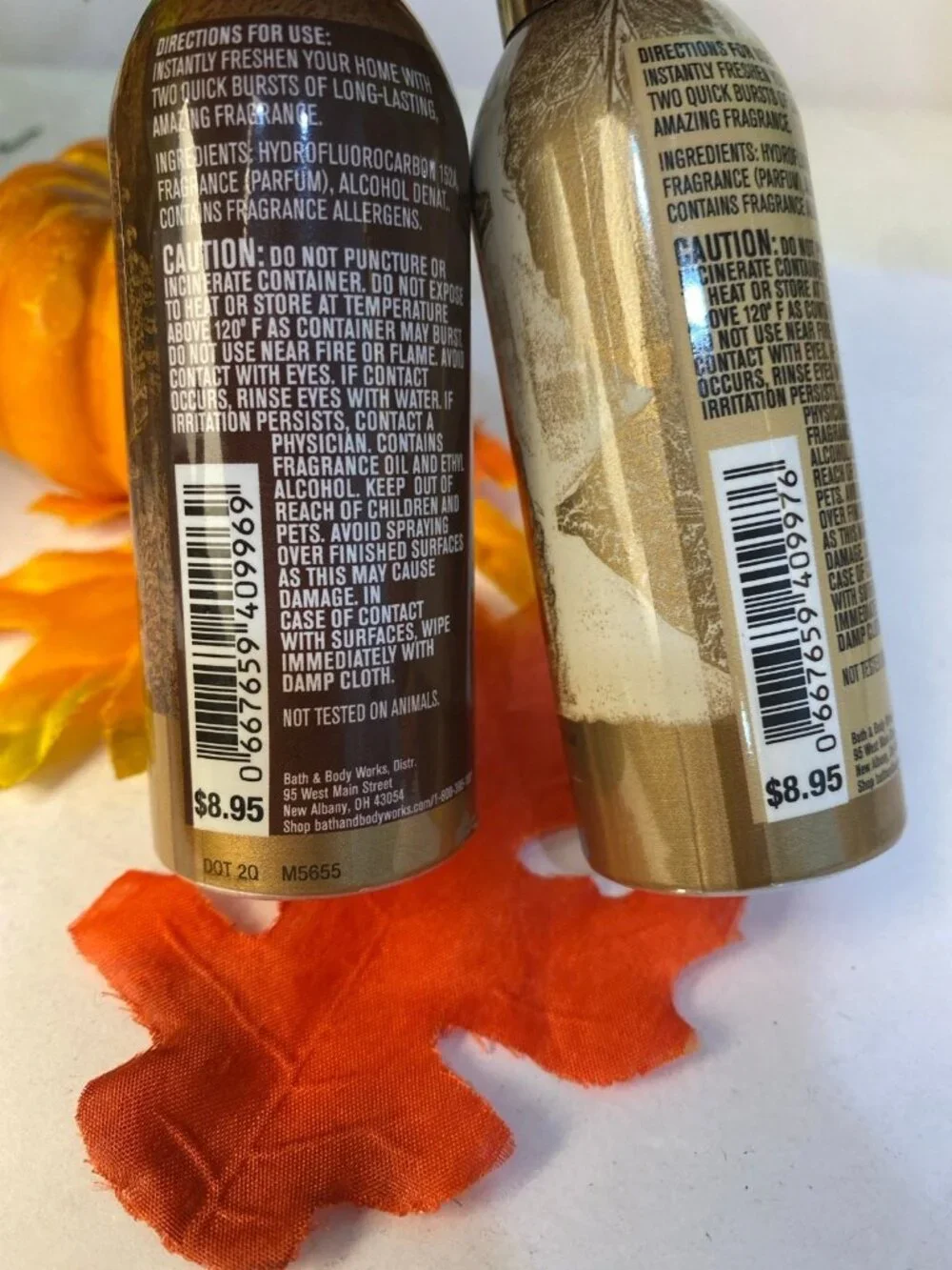 “Honeycrisp Hayride” & “White Pumpkin” 2 New BBW Concentrated Room Sprays